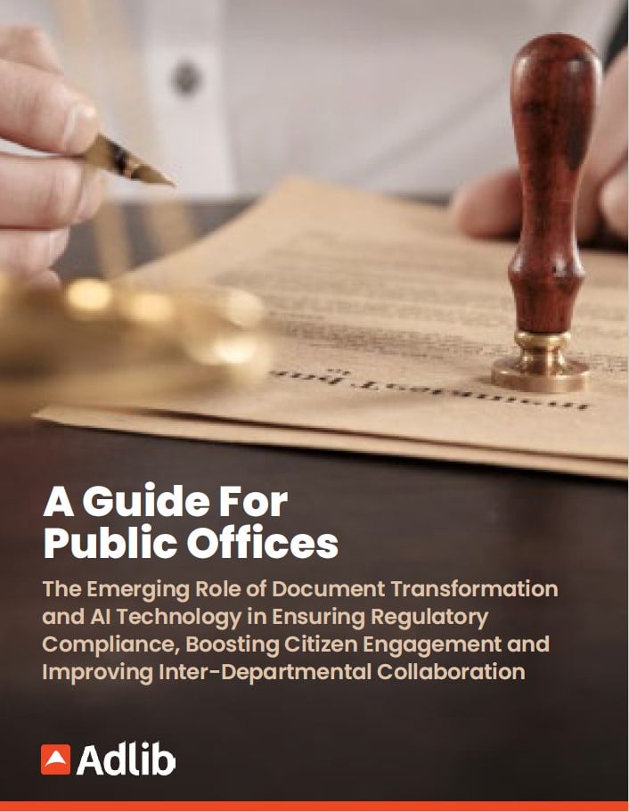 Adlib Whitepaper - A Guide For Public Offices - Cover